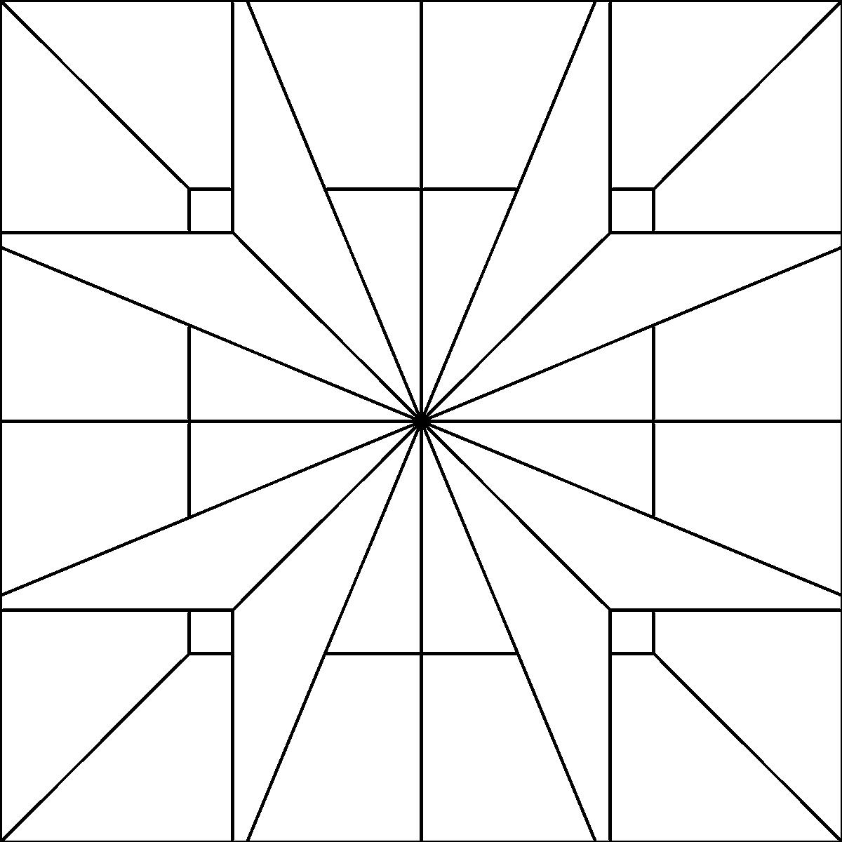 Pattern 6, Alaska barn quilt pattern thumbnail